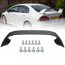Спойлер для Honda Civic 2012-2014, Abs Пластик, Неокрашенный/Черный/Карбон