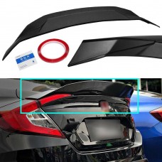 Спойлер для Honda Civic Ix, Abs Пластик, Неокрашенный/Черный/Карбон