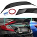 Спойлер для Honda Civic IX из ABS пластика на tuningdom.ru: неокрашенный, черный, карбон