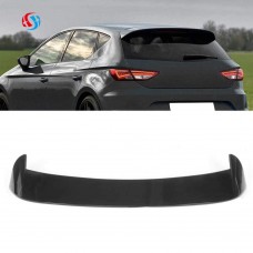 Спойлер для Seat Leon 2012-2016, Матовый Черный