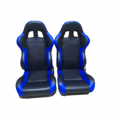 Hot Sale Jiabeir Universal Reclinable Black Pvc Carbon Look Leather Bucket Racing Seats 1002 Series