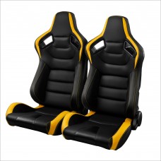 Hot Selling Leather Racing Seat Car Seat With Slider