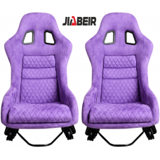 Jbr1022bp Newest Fiberglass Purple Fabric Bucket Back Car Use Racing Seats