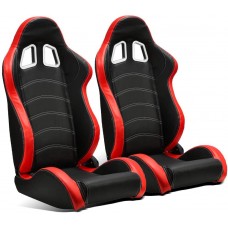 Jiabeir 1030 Series Universal Reclinable Black Pvc Leather Bucket Racing Seats For Hot Sale