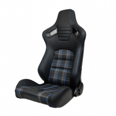 Hot Selling Jiabeir Universal Reclinable Black Pvc Carbon Look Leather Bucket Racing Seats 1041 Series