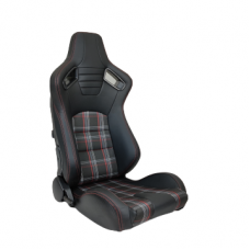 Hot Selling Jiabeir Universal Reclinable Black Pvc Carbon Look Leather Bucket Racing Seats 1041 Series