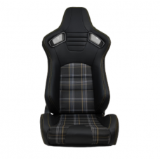 Hot Selling Jiabeir Universal Reclinable Black Pvc Carbon Look Leather Bucket Racing Seats 1041 Series