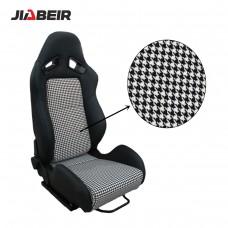 Jbr1052 Universal Recline Pvc Leather With Houndstooth Fabric Car Racing Seat