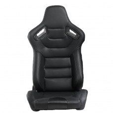 Hot Sale Jiabeir Universal Reclinable Black Pvc Carbon Look Leather Bucket Racing Seats 1053 Series