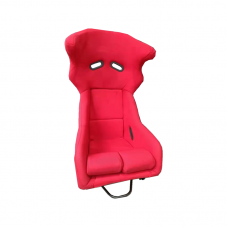 Red Suede Leather Foam Adjustable Racing Car Chair