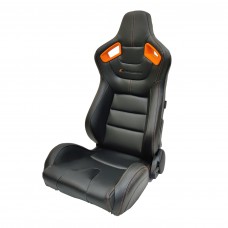 Jbr1053b Carbon Look Back With Colored Safety Holw Racing Bucket Seat