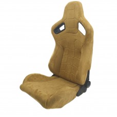 Adjustable Golden Pvc Leather Universal Racing Car Seats