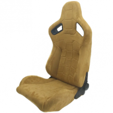 Jbr1074 Adjustable Golden Pvc Leather Universal Racing Car Seats