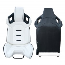 Jiabeir 1085 White Interior Accessories Luxury Leather Bucket Adjustable Sport Vehicle Racing Car Seats