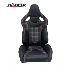 Jbr1093 Universal Slider Check Pattern Material Adjustable Bucket Racing Seat