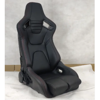 Спортивное гоночное сиденье Auto Car Seat из ПВХ с регулировкой на tuningdom.ru