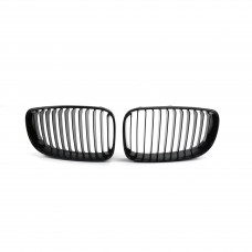 Glossy Black Car Single Line Grilles E87 for BMW 1 series 2008-2011 year