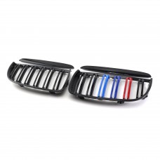 E90 Double Line ABS Car Grille Car Front Bumper Grille for BMW 3 series 2005-2007 year