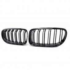 Glossy Black Car Grille E90 Double Line ABS Car Front Bumper Grille for BMW 3 series 2008-2011 year