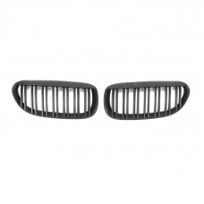 Matte Black E63 Double Line ABS Car Front Grille Car grille for BMW 6 series 2006-2010 year