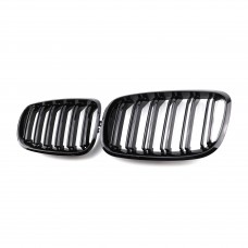 Glossy Black E70 Double Line ABS Car Front Grille Car Grille for BMW X5X6 2006-2013