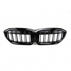 Factory Supply Shiny Black Double Slat Front Grille For BMW 3 Series G20 2020-IN