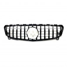 ABS GTR Style W176 Front Bumper Honeycomb Grille Grill Mesh for Mercedes Benz A-CLASS W176 2016-2018