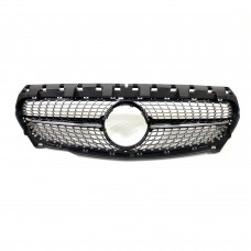 Grille Automotive Parts Facelift Diamond Grille Front Hood Grill for Mercedes Benz GLA-CLASS W117 2013 2014 2015