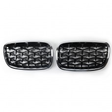 Решетка Радиатора для Bmw X5 E70 2008-2014, Черная Abs
