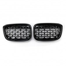 Решетка Радиатора для Bmw X3 G01 2018-2021, Черная Abs
