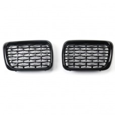 Diamond Style Car Front Grille ABS Black Grill Car Front Bumper Grill For Bmw 3 series E36 1997 1998 1999