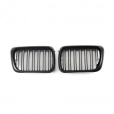 Matte black Double Slat Line Front Grille Kidney grill for BMW 3 Series E36 1996