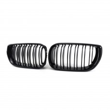 Factory Price double line front grill glossy black 4 Door kindly bumper grill For Bmw 3 series E46 2002 2003 2004