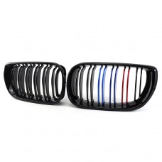 3 Color M Styling facelift grille double line kidney grill For Bmw 3 series E46 2002-2004