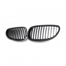 Factory Manufacture Grille Gloss Black Single Slat Line Front Grills For Bmw 5 series E60 2004-2009