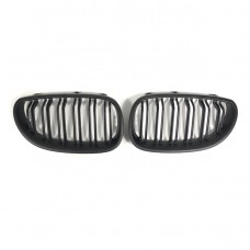 Decoration Matte Black Car Bumpers Front Car Grille Sport Front Wide Kidney Grille Grill For BMW5 Series E60 E61