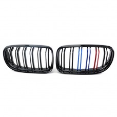 M Color Double Slat Car Bumper Grille Auto Front Grille For Bmw 3 series E90 2008-2011