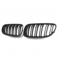 Front Bumper Kidney Grille Double Slat Line Front Grille Matte black Kidney grill For Bmw 3 series E92 2010 2011 2012 2013