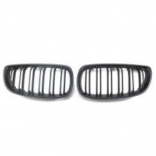 Front Grill Double Line Matt Black Kindly Front Bumper Grille For Bmw 3 series E92 2006 2007 2008 2009