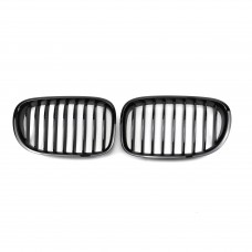 Front Grill ABS Single Slat Front Bumper Kidney Grille Mesh Grill For Bmw 7 series F01 2015