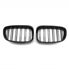 Replacement Racing Grill Double Slat ABS Gloss black Front Bumper Grills For Bmw 5 series GT F07 2009-2016