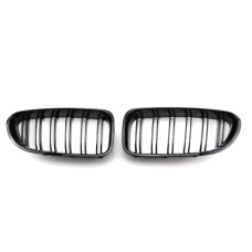 Front Bumper Kidney Grille ABS Gloss Black Grill Double Slat Racing Grill For Bmw 6 series F06 F12 2012-2019