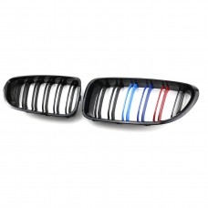 Three Color Double Slat Line Front Grille Kidney grill for Bmw 6 series F06 F12 2012-2019