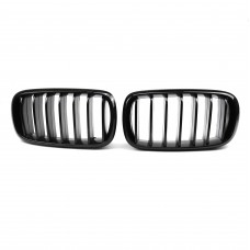 Front Grille ABS single line Gloss black Front Kidney Grill single slat front grille For Bmw X5 F15 2015-2019