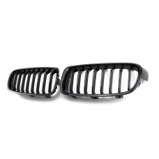 Factory auto car bumper grille ABS glossy black single slat line kidney front grille For Bmw 3 series F30 2012-2019