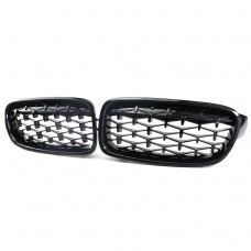 ABS material front grill car bumper grille diamond grill For Bmw 3 series F30 2012-2019