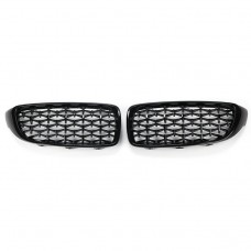 Auto car glossy black meteor grille kidney front grille For Bmw 4 series F32 2013-2020