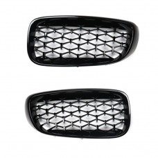 Black Abs Car Front Grills Diamond Style Bumper Grille For Bmw 3 series F34 GT 2014-2019