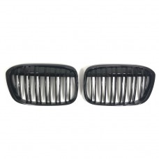 2016-IN Decoration Quality Carbon Fiber Gloss Black Grille Car Grille Net For Bmw F48 X1