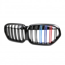 M Color grille Car Dual Slat Front Bumper Kidney Grille Grill For Bmw X1 F49 2019 2020 2021 2022